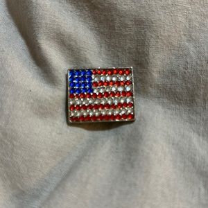 American flag broach